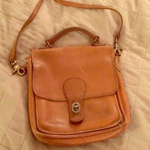 Vintage Leather crossbody satchel